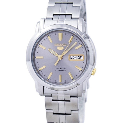 Orologio da uomo Seiko 5 Sports automatico con quadrante grigio ricondizionato SNKK67K1