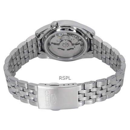 Orologio da uomo Seiko 5 ricondizionato con quadrante blu scuro automatico SNK357K1