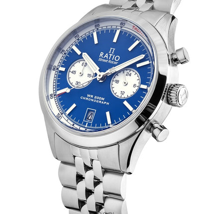 Orologio Ratio Street Racer Chronograph RTC014 200M con quadrante Panda invertito
