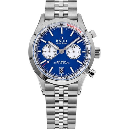 Orologio Ratio Street Racer Chronograph RTC014 200M con quadrante Panda invertito