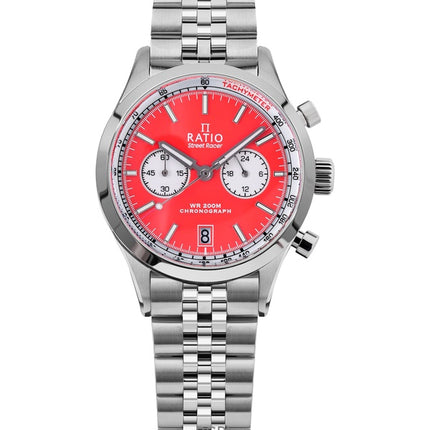 Orologio Ratio Street Racer Chronograph RTC015 200M con quadrante Panda invertito