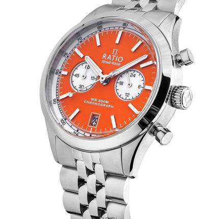 Orologio Ratio Street Racer Chronograph RTC016 200M con quadrante Panda invertito