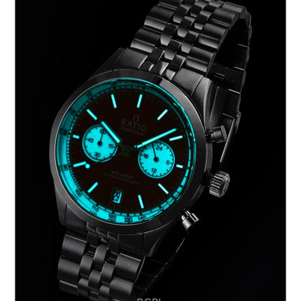 Orologio Ratio Street Racer Chronograph RTC018 200M con quadrante Panda invertito