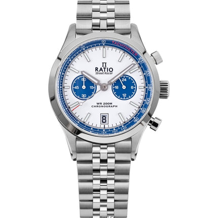 Orologio Ratio Street Racer Chronograph RTC024 200M con quadrante Panda