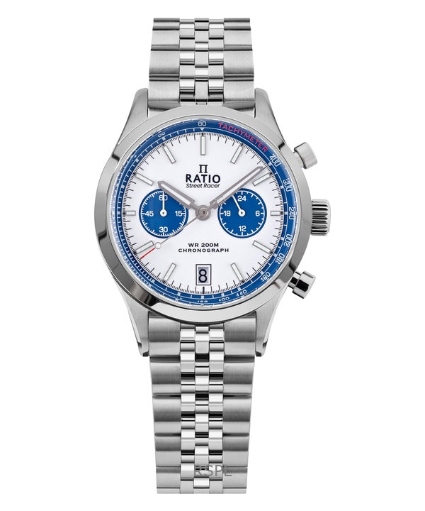 Orologio Ratio Street Racer Chronograph RTC024 200M con quadrante Panda