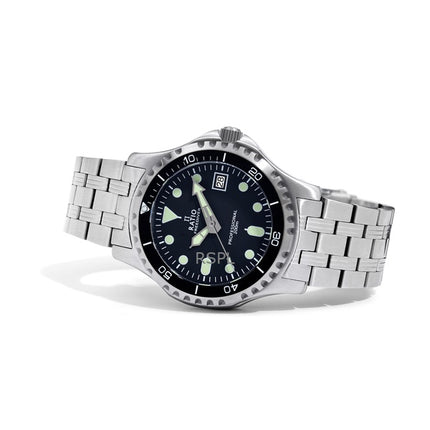 Orologio da uomo Ratio FreeDiver Professional Sapphire Black Dial Quartz RTF005 200M