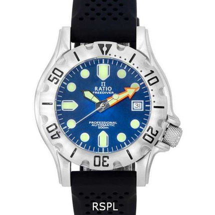 Orologio da uomo Ratio FreeDiver Professional Sapphire Blue Sunray Dial Automatico RTF013 500M