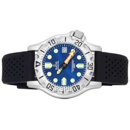 Orologio da uomo Ratio FreeDiver Professional Sapphire Blue Sunray Dial Automatico RTF013 500M