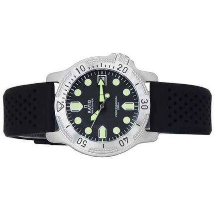Orologio da uomo Ratio FreeDiver Professional Sapphire quadrante nero al quarzo RTF021 200M