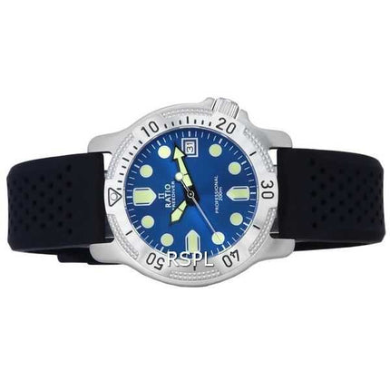 Orologio da uomo Ratio FreeDiver Professional Sapphire Blue Sunray Dial Quartz RTF023 200M