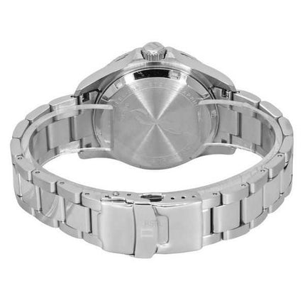 Orologio da uomo Ratio FreeDiver Sapphire in acciaio inossidabile con quadrante arancione automatico RTF045 200M