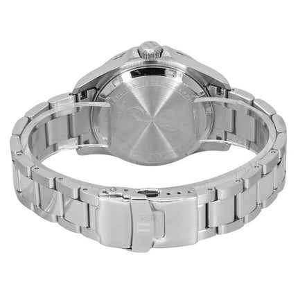 Orologio da uomo Ratio FreeDiver Sapphire in acciaio inossidabile con quadrante arancione, automatico RTF045 200M, ricondizionato