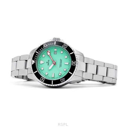 Orologio da donna Ratio FreeDiver Sapphire in acciaio inossidabile con quadrante verde al quarzo RTFL805 200M