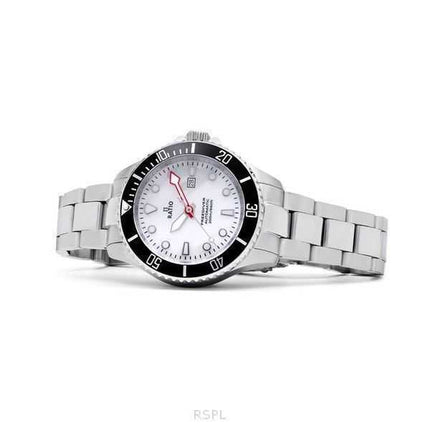 Orologio da donna Ratio FreeDiver Sapphire in acciaio inossidabile con quadrante in madreperla bianca automatico RTFL841 200M