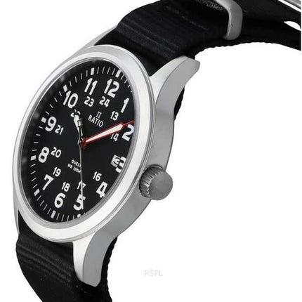 Orologio da uomo Ratio Quest Field con cinturino in nylon e zaffiro al quarzo RTQ017 100M Lewis And Clark Edition