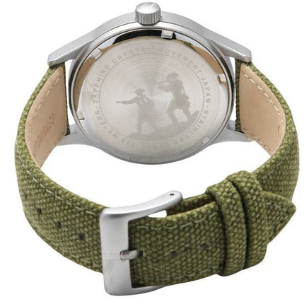 Orologio da uomo Ratio Quest Field ricondizionato con cinturino in tela di zaffiro, al quarzo, RTQ019, 100 m, edizione Lewis &amp; Clark