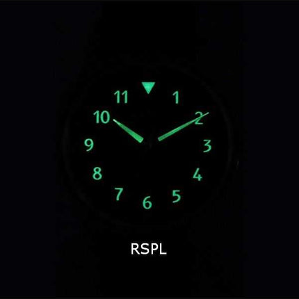 Orologio da uomo automatico Ratio Skysurfer Pilot in pelle con quadrante blu Sunray RTS302 200M