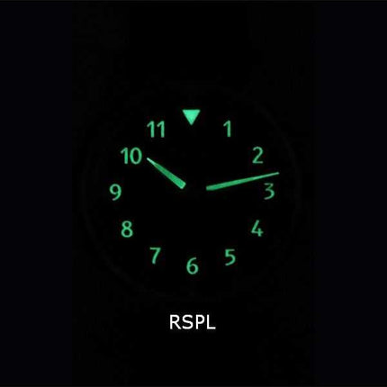 Orologio da uomo automatico Ratio Skysurfer Pilot in pelle con quadrante nero Sunray RTS305 200M