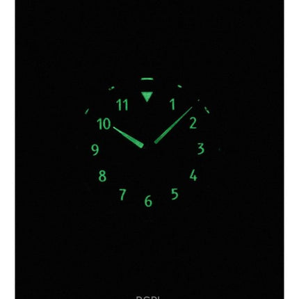 Orologio da uomo automatico Ratio Skysurfer Pilot in pelle con quadrante nero Sunray RTS314 200M