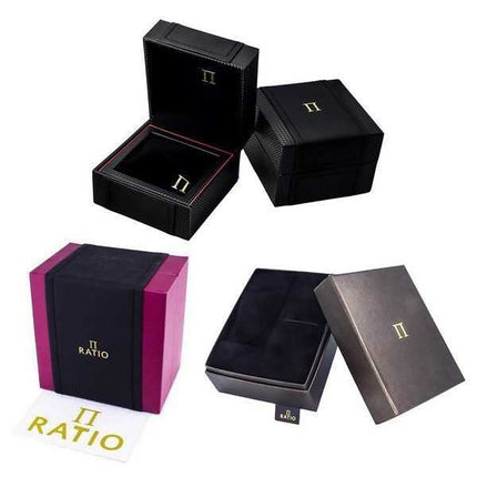 Orologio da uomo automatico Ratio Skysurfer Pilot con quadrante luminoso in pelle RTS324 200M