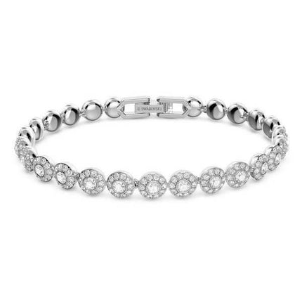 Swarovski Una Angelic Clear Crystals e bracciale tennis placcato rodio 5071173 per donna