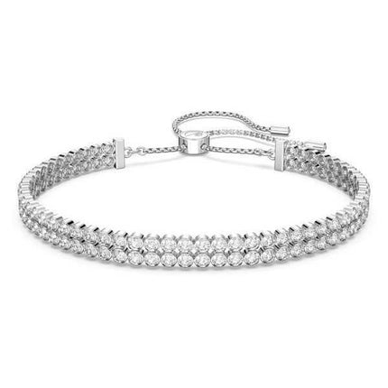 Swarovski Matrix Clear Crystals e bracciale tennis placcato rodio 5221397 per donna