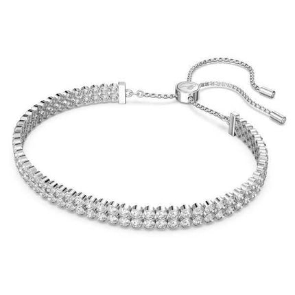 Swarovski Matrix Clear Crystals e bracciale tennis placcato rodio 5221397 per donna