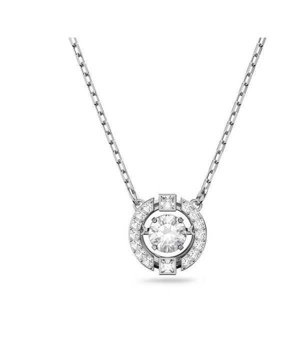 Collana Swarovski Una placcata in rodio e zirconi 5286137 per donna