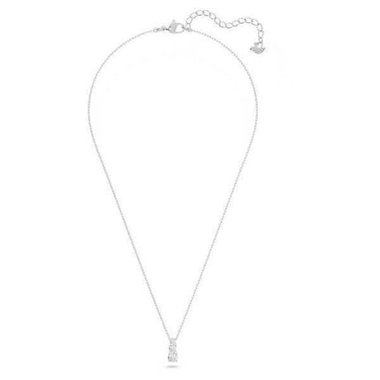 Swarovski Stilla Attract Ciondolo placcato in rodio e zirconi 5414970 per donna
