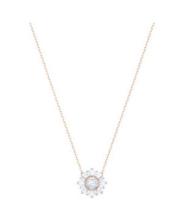 Swarovski Idyllia placcato oro rosa e ciondolo in zirconia 5451376 per donna