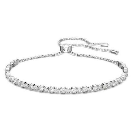 Swarovski Matrix Clear Crystals e bracciale tennis placcato rodio 5465384 per donna