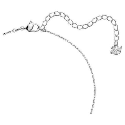 Swarovski Una Rodio Placcato E Zirconia Collana E Orecchini Set 5480485 Per Donna
