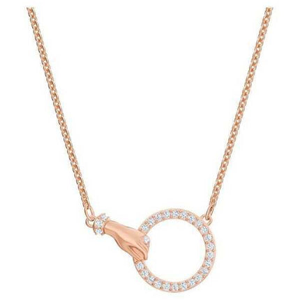 Collana Swarovski Symbolica con cristalli trasparenti e placcata in oro rosa 5489573 per donna