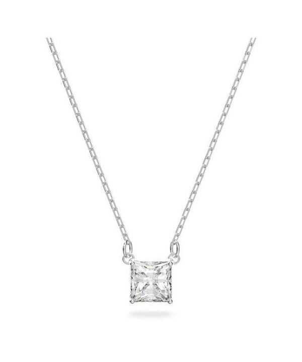 Collana Swarovski Stilla Attract placcata in rodio e zirconi 5510696 per donna