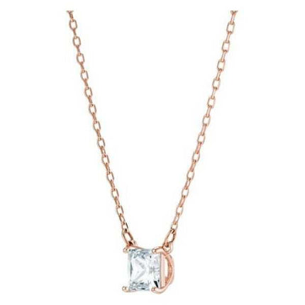 Collana Swarovski Stilla Attract con cristalli trasparenti e tono oro rosa 5510698 per donna