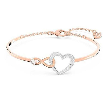 Swarovski Hyperbola Infinity And Heart Braccialetto con finitura in metallo misto e zirconi 5518869 per donna