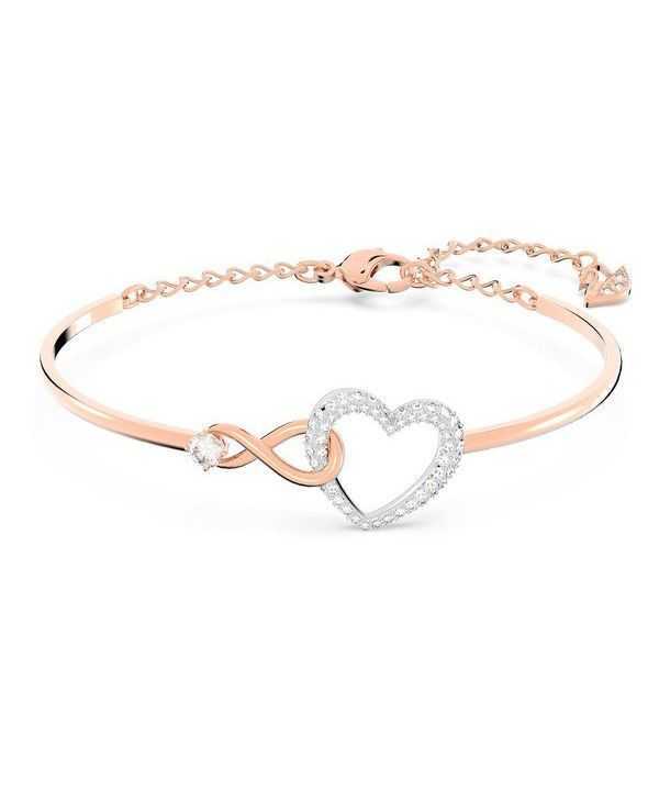 Swarovski Hyperbola Infinity And Heart Braccialetto con finitura in metallo misto e zirconi 5518869 per donna