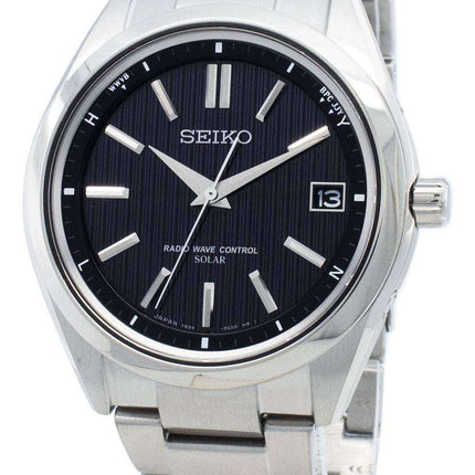 Orologio da uomo Seiko Brightz SAGZ08 SAGZ083 SAGZ0 Radio Wave Control Solar