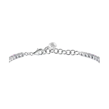 Bracciale Morellato Tesori con pietre bianche e rosa SAIW227 da donna
