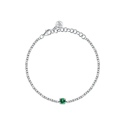 Bracciale Morellato Tesori con pietra verde SAIW239 da donna