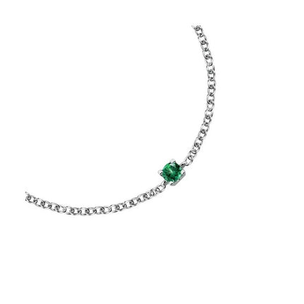 Bracciale Morellato Tesori con pietra verde SAIW239 da donna