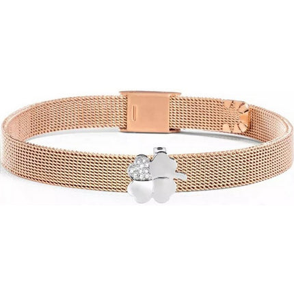 Morellato Sensazioni Bracciale da donna in acciaio PVD oro rosa SAJT26