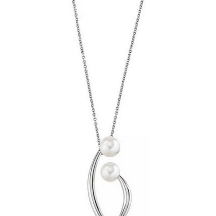 Collana Da Donna Morellato Foglie In Acciaio Inossidabile Con Perla Coltivata SAKH13