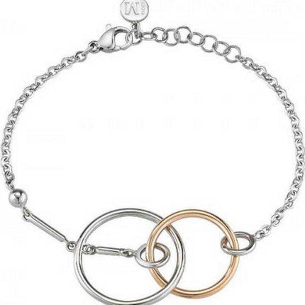 Morellato Cerchi Bracciale da donna in acciaio inossidabile PVD rosa tono oro SAKM16