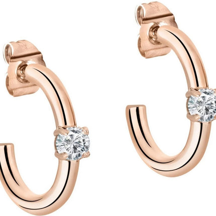 Orecchino da donna Morellato Cerchi in acciaio inossidabile tonalità oro rosa SAKM23