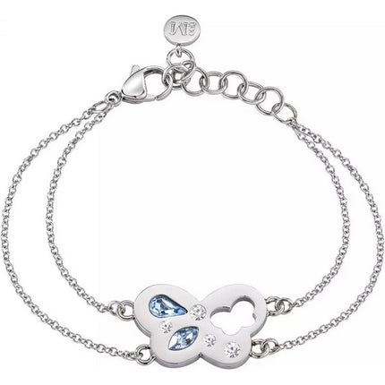 Bracciale Donna Morellato Allegra In Acciaio Inossidabile Con Cristalli Trasparenti SAKR07