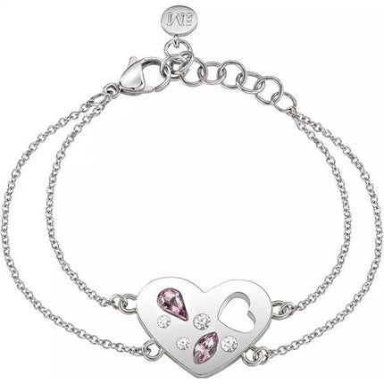 Bracciale Donna Morellato Allegra In Acciaio Inossidabile Con Cristalli Trasparenti SAKR08