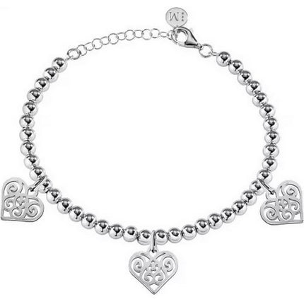 Morellato Bracciale Donna SALT07 Ciondolo A Forma Di Cuore In Acciaio Inossidabile Arie