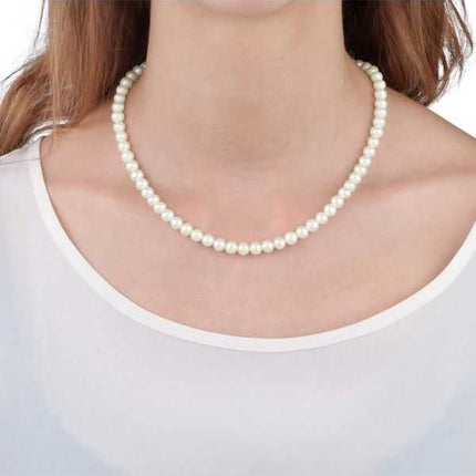 Collana Morellato Essential Pearl 925 in argento SANH01 da donna