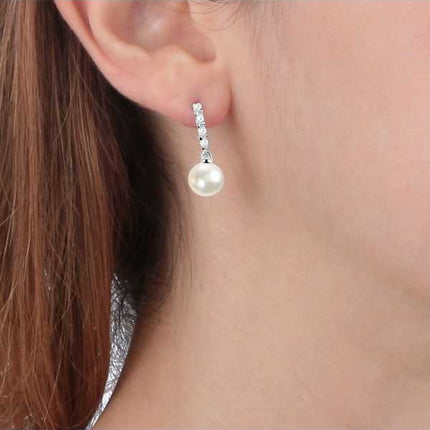 Orecchini Morellato Perla Essenziale tono argento SANH03 da donna
